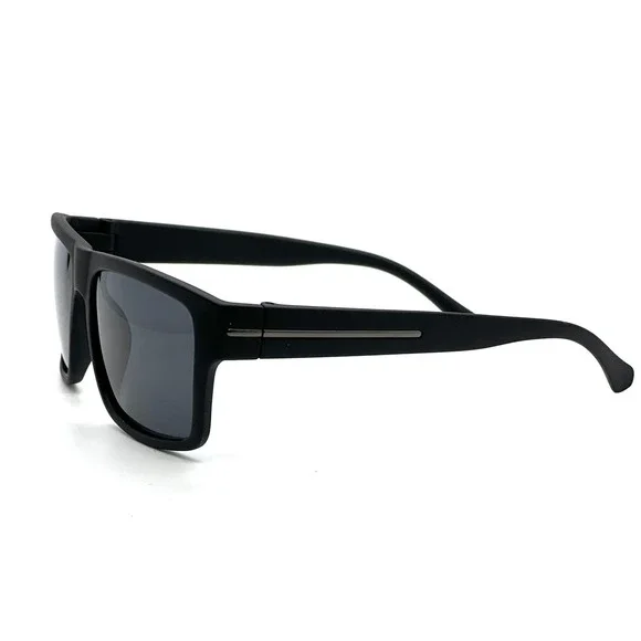 Mens Rectangular Sunglasses Polarized Driving Fishing Shades‎ Black Outdoor Work - Picture 8 of 13